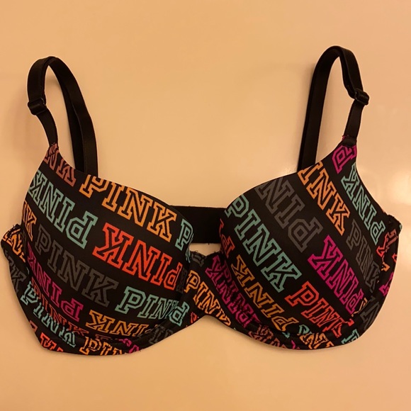 Pink underwire padded bra - Picture 1 of 5